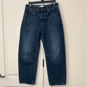 Madewell Darted Barrel Leg jeans